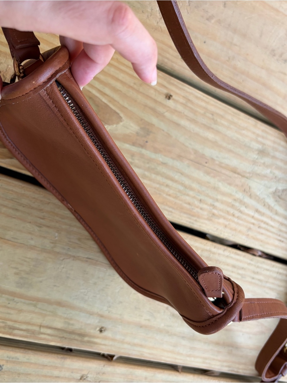 Coach vintage brown leather Coach 9031 Wendie crossbody bag - Picture 5 of 10